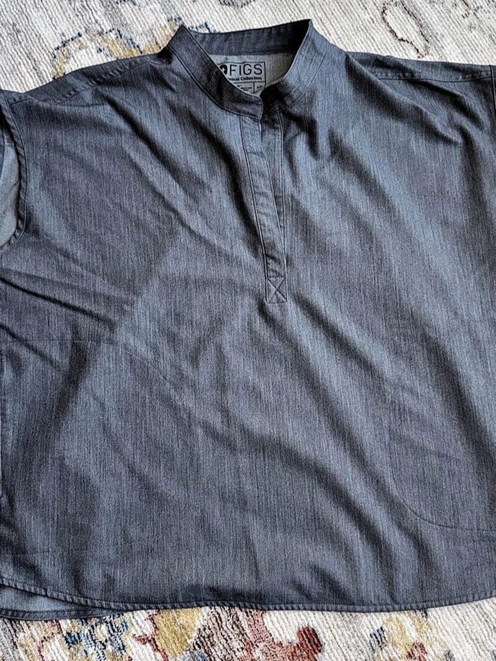 FIGS Rafaela Sleeveless Scrub Top Gray XXL